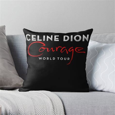 Celine Dion Leather Throw Pillow Light Luxury Style, Throw Pillow 